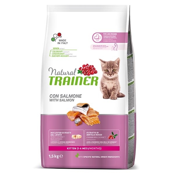 NATURAL KITTEN CON SALMONE