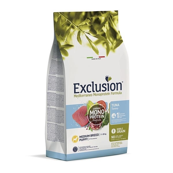 MEDITERRANEO MONOPROTEIN PUPPY MEDIUM BREED CON TONNO