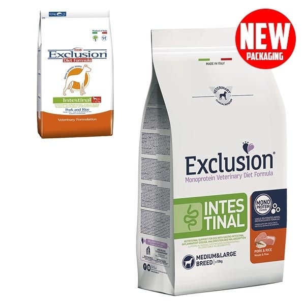 DIET INTESTINAL MEDIUM/LARGE BREED MAIALE E RISO 