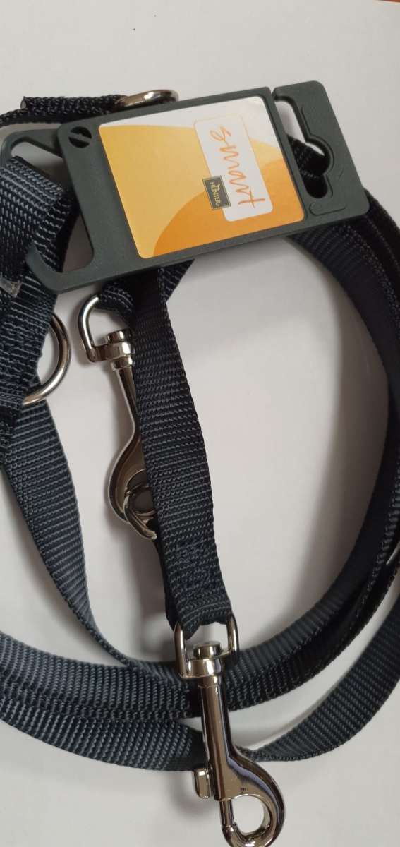 ADJ LEASH LONDON POLYESTER ANTHRACITE 