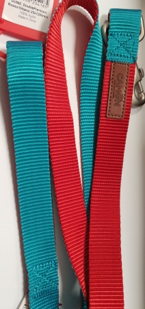 CAMON GUINZAGLIO DOUBLE PREMIUM ROSSO/OTTANIO Cani