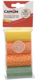 CAMON SACCHETTI COLORATI PROFUMATI AGRUMI Cani