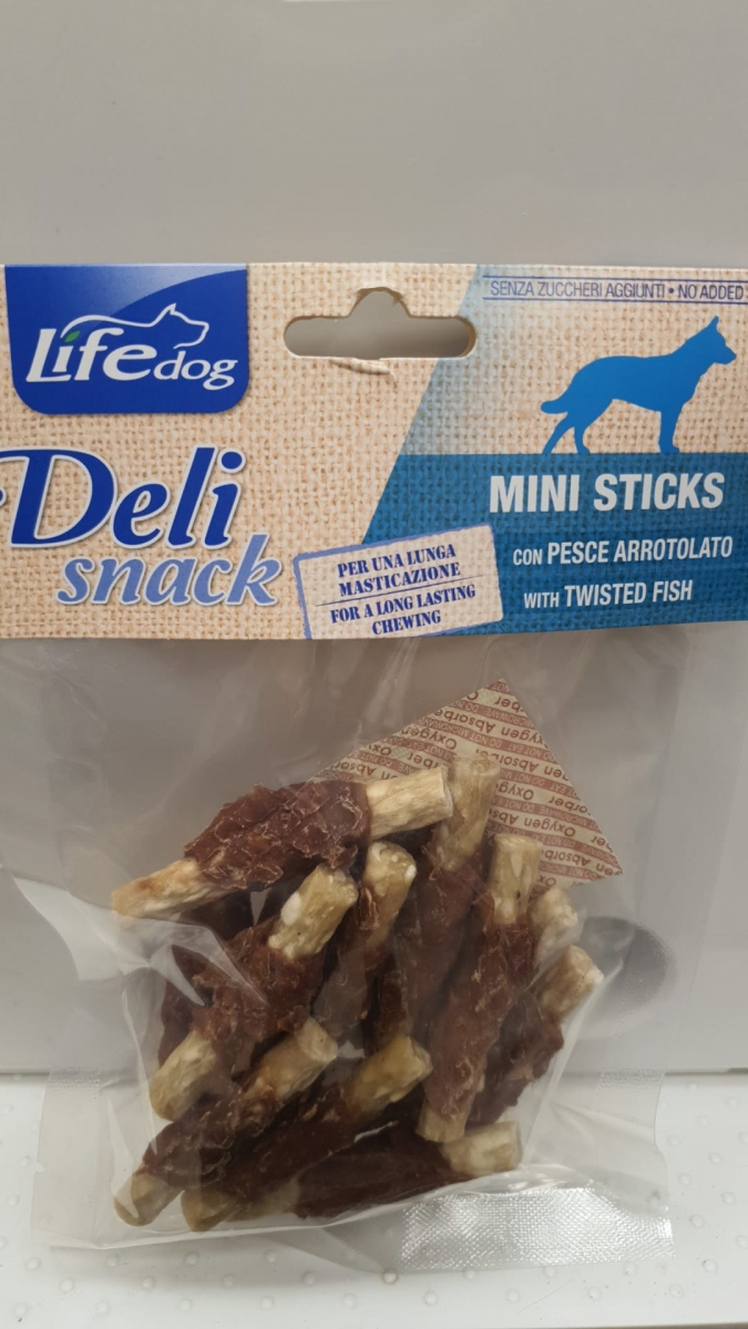 LIFE PET CARE MINISTICK MASTICATIVI PESCE 