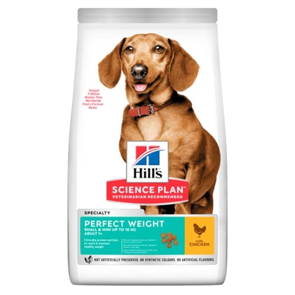 HILL'S SCIENCE PLAN PERFECT WEIGHT SMALL & MINI ADULT CON POLLO 