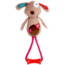 GIGWI DOG PLUSH FRIENDZ W/TPR