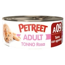 PETREET NATURA TONNO ROSA CON SGOMBRO A09 Gatti