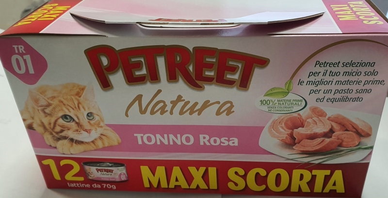 PETREET NATURA TONNO ROSA Gatti