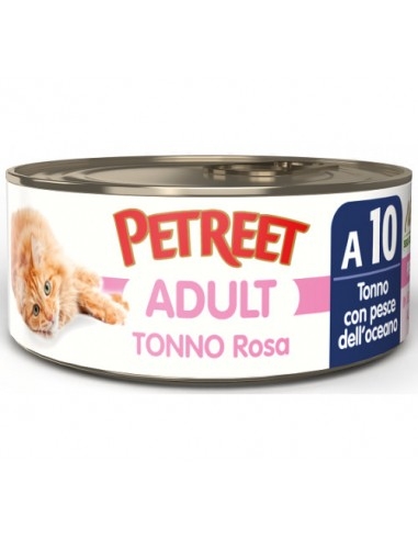 PETREET ADULT TONNO ROSA CON PESCE DELL'OCEANO A10 