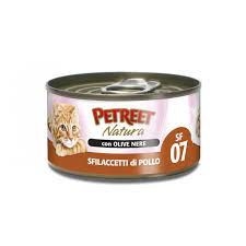 NATURA SFILACCETTI DI POLLO CON OLIVE NERE A25 Gatti