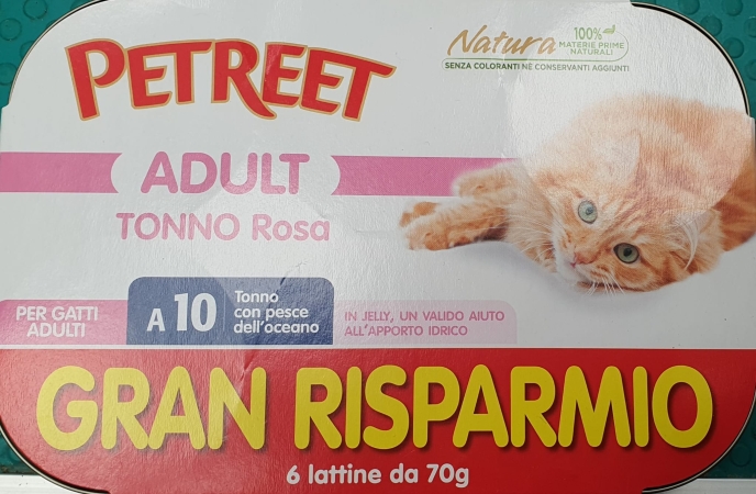 PETREET ADULT TONNO ROSA CON PESCE DELL'OCEANO A10 Gatti