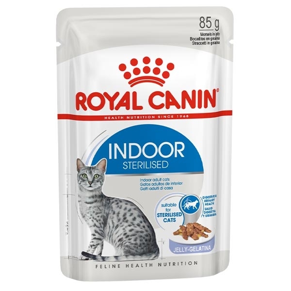 ROYAL CANIN INDOOR STERILIZED STRACCETTI IN GELATINA 