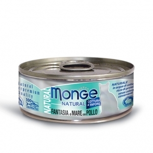 MONGE  NATURAL SUPERPREMIUM FANTASIA DI MARE CON POLLO 