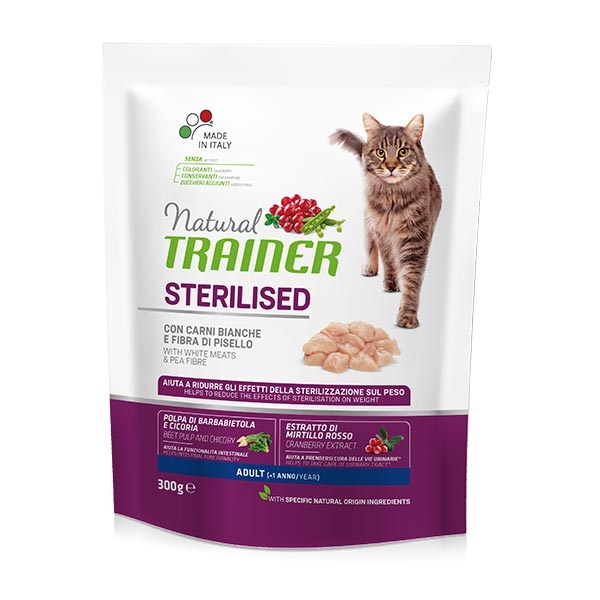 TRAINER  NATURAL ADULT STERILISED CON TACCHINO 