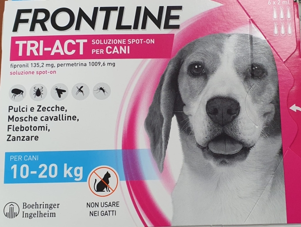FRONTLINE TRI-ACT  SPOT ON M 6 PIP Cani