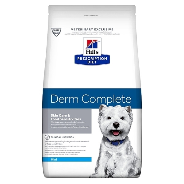 HILL'S PET NUTRITION  CANINE DERM COMPLETE MINI 