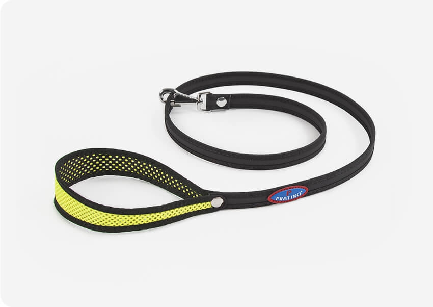 GUINZAGLIO FETTUCCIA SOFT REALIZZATO CON MANOPOLA IN RETE