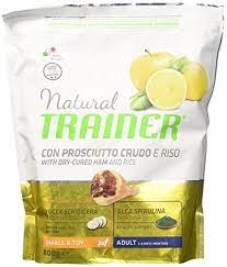 TRAINER  NATURAL ADULT SMALL & TOY CON PROSCIUTTO CRUDO E RISO 