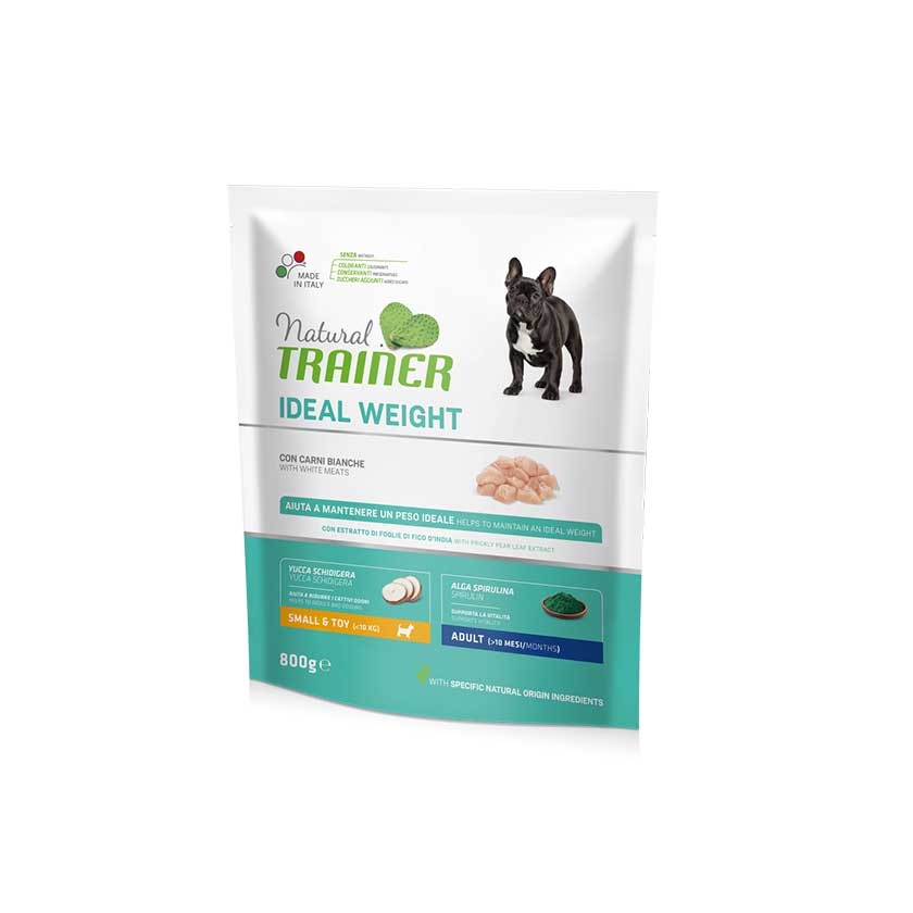 TRAINER  NATURAL IDEAL WEIGHT CARE SMALL & TOY ADULT CON CARNI BIANCHE 