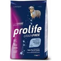 PROLIFE DOG GF SENS SOLE FISH&P ML Cani