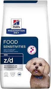 Z/D MINI HILL'S PET NUTRITION  PRESCRIPTION DIET FOOD SENSITIVITIES Cani