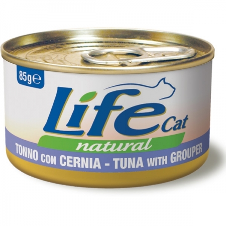 LIFE PET CARE  LIFE CAT NATURAL TONNO CON CERNIA Gatti