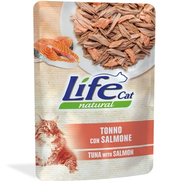 LIFE PET CARE LIFE CAT NATURAL ADULT TONNO E SALMONE 