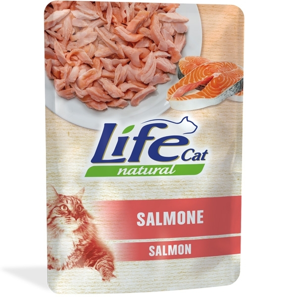 LIFE PET CARE LIFE CAT NATURAL ADULT SALMONE 