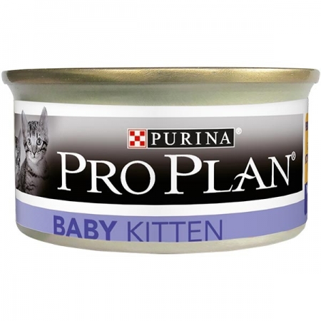 NESTLE' PURINA PRO PLAN BABY KITTEN MOUSSE CON POLLO Gatti