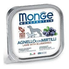 MONGE  NATURAL SUPERPREMIUM MONOPROTEICO AGNELLO E MIRTILLI 