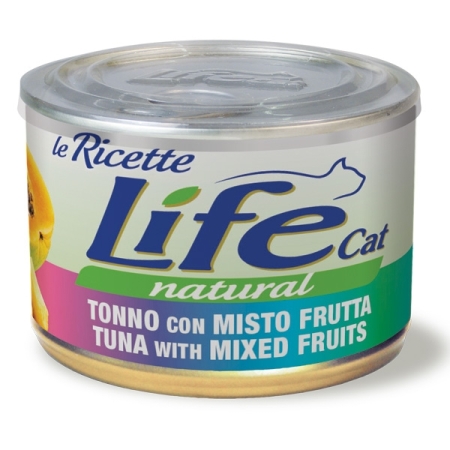 LIFE PET CARE  CAT LE RICETTE TONNO CON MIX DI FRUTTA Gatti