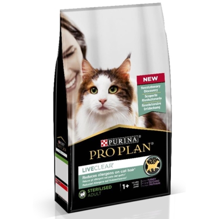 PURINA PRO PLAN LIVERCLEAR ADULT STERILIZZATO TACCHINO Gatti
