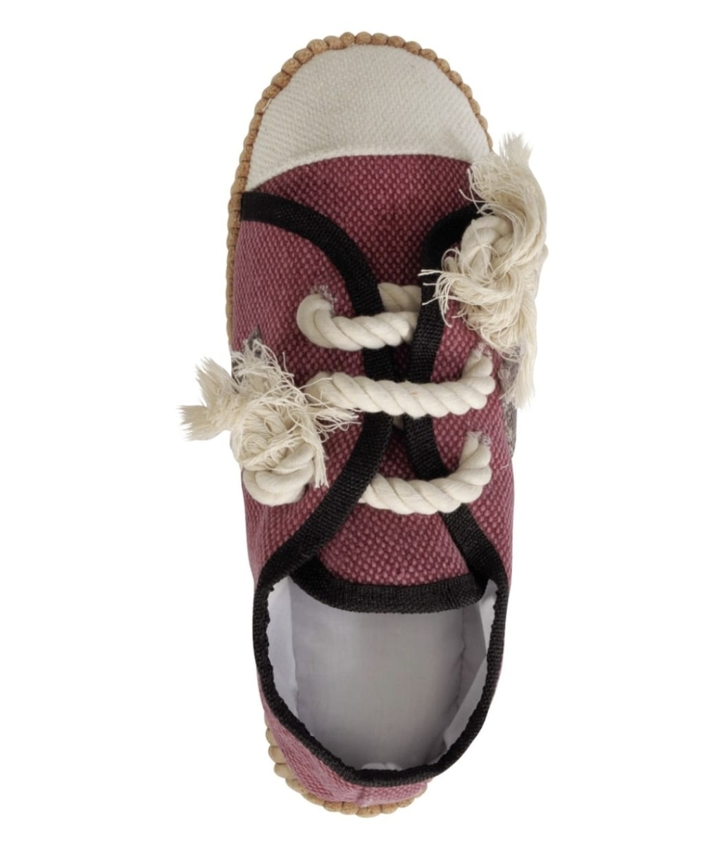SCARPA SNEAKERS IN TESSUTO CON LACCIO IN CORDA CON SQUEACKER