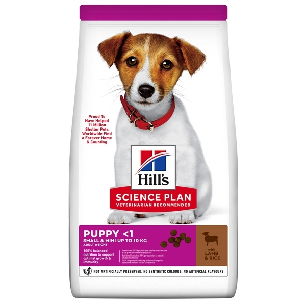 HILL'S PET NUTRITION  SCIENCE PLAN SMALL & MINI PUPPY CON AGNELLO CON RISO 