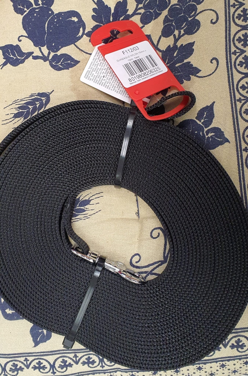 CAMON GUINZAGLIO NYLON NERO 