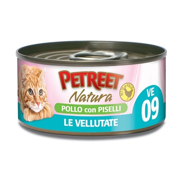 PETREET NATURA LE VELLUTATE POLLO CON PISELLI