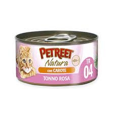 PETREET NATURA TONNO ROSA CON CAROTE Gatti