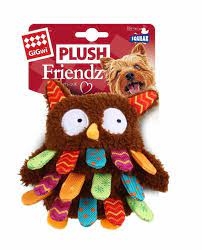 GIGWI OWL ' PLUSH FRIENDZ' W/SQUEAKER Gatti