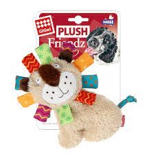 GIGWI LION PLUSH FRIENDZ W/SQUEAKER BEIG 