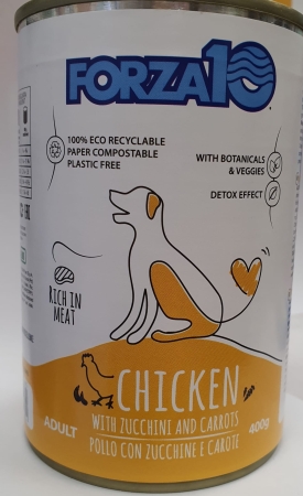 FORZA 10 MANTENIMENTO POLLO CON ZUCCHINE E CAROTE Cani