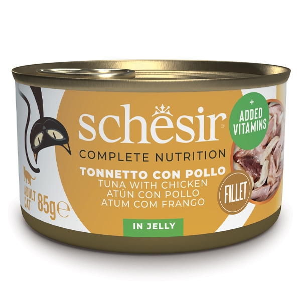 SCHESIR COMPLETE NUTRITION FILETTI TONNETTO CON POLLO IN JELLY 