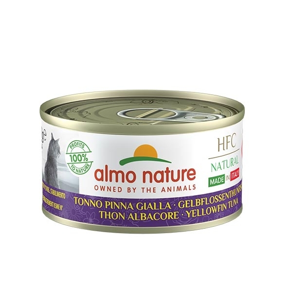 ALMO NATURE  HFC NATURAL MADE IN ITALY TONNO PINNA GIALLA YELLOWFIN 