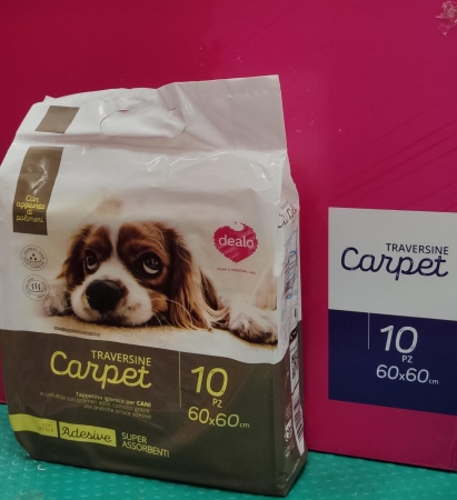 DEALO CARPET TRAVERSINE CANI 60X60 Igiene per cani e gatti