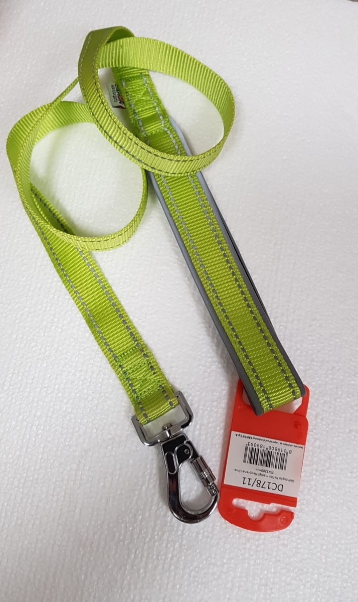 CAMON GUINZAGLIO REFLEX MANIGLIA NEOPRENE LIME 