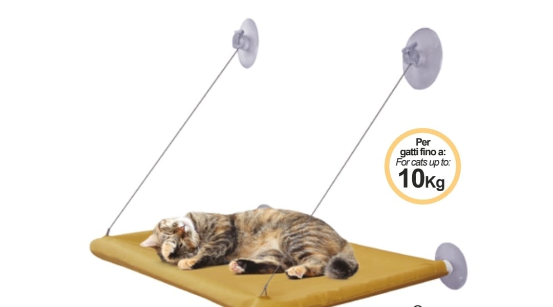 CAMON LETTINO APPENDIBILE PER GATTI CON VENTOSE 