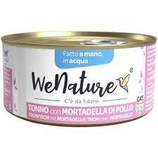 WENATURE TONNO CON MORTADELLA DI POLLO IN ACQUA Gatti