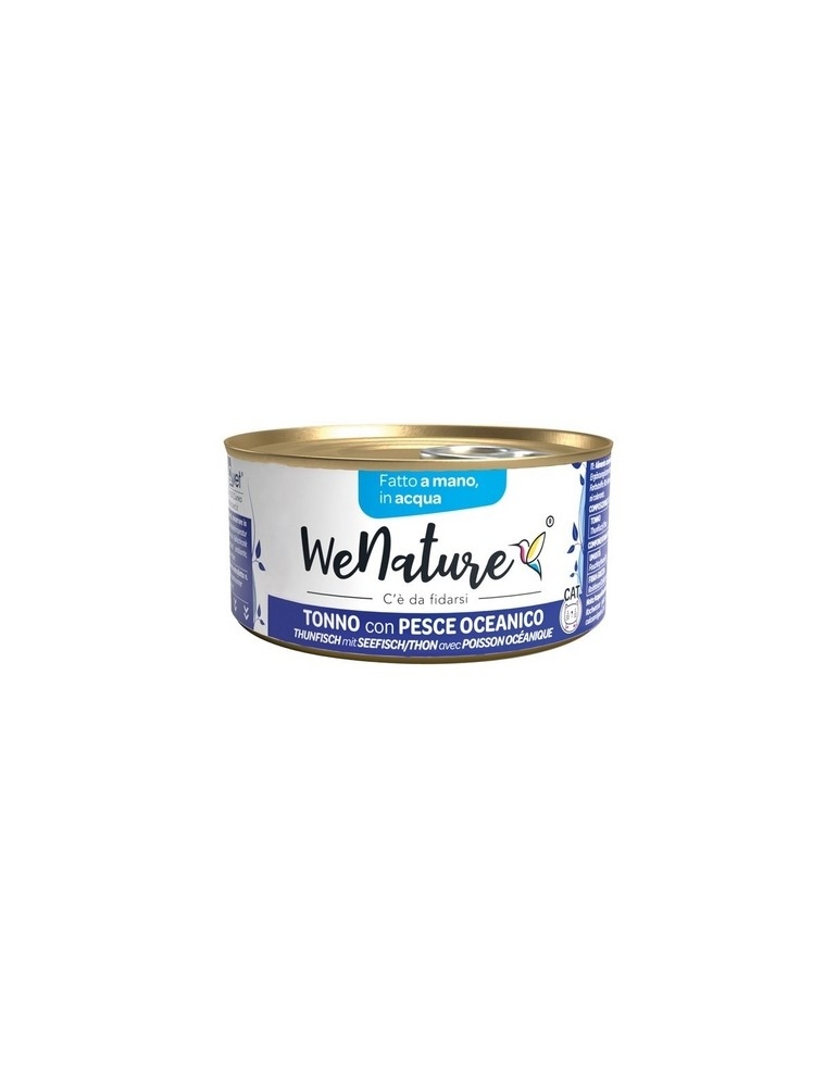 WENATURE TONNO CON PESCE OCEANICO IN ACQUA 