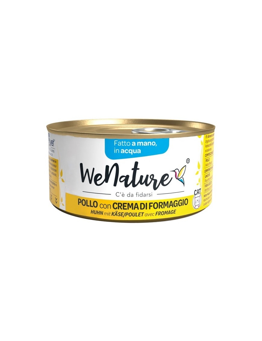 WENATURE POLLO CON  CREMA DI FORMAGGIO IN ACQUA 