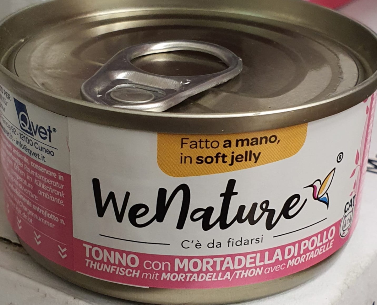 WENATURE TONNO CON MORTADELLA DI POLLO IN JELLY 