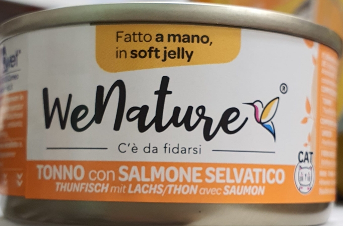 WENATURE TONNO CON SALMONE SELVATICO JELLY Gatti