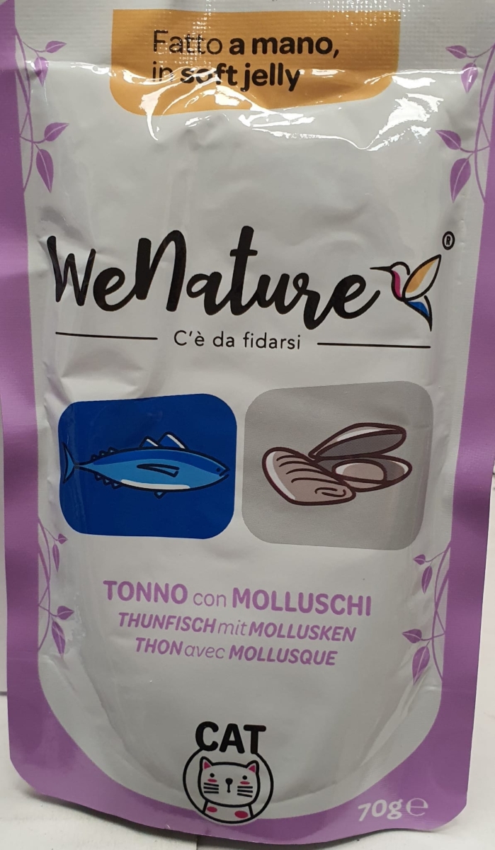 WENATURE TONNO CON MOLLUSCHI IN SOFT JELLY 